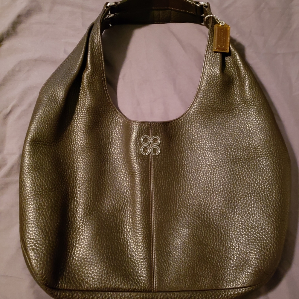 Coach leather handbag